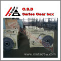 Single screw extruder reduction gearbox